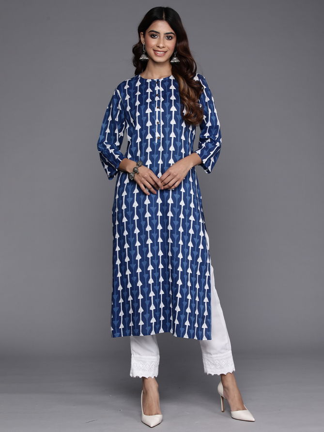 2430 Indo Era Casual Wear Geometric Printed Kurtis Wholesale Price In Surat
